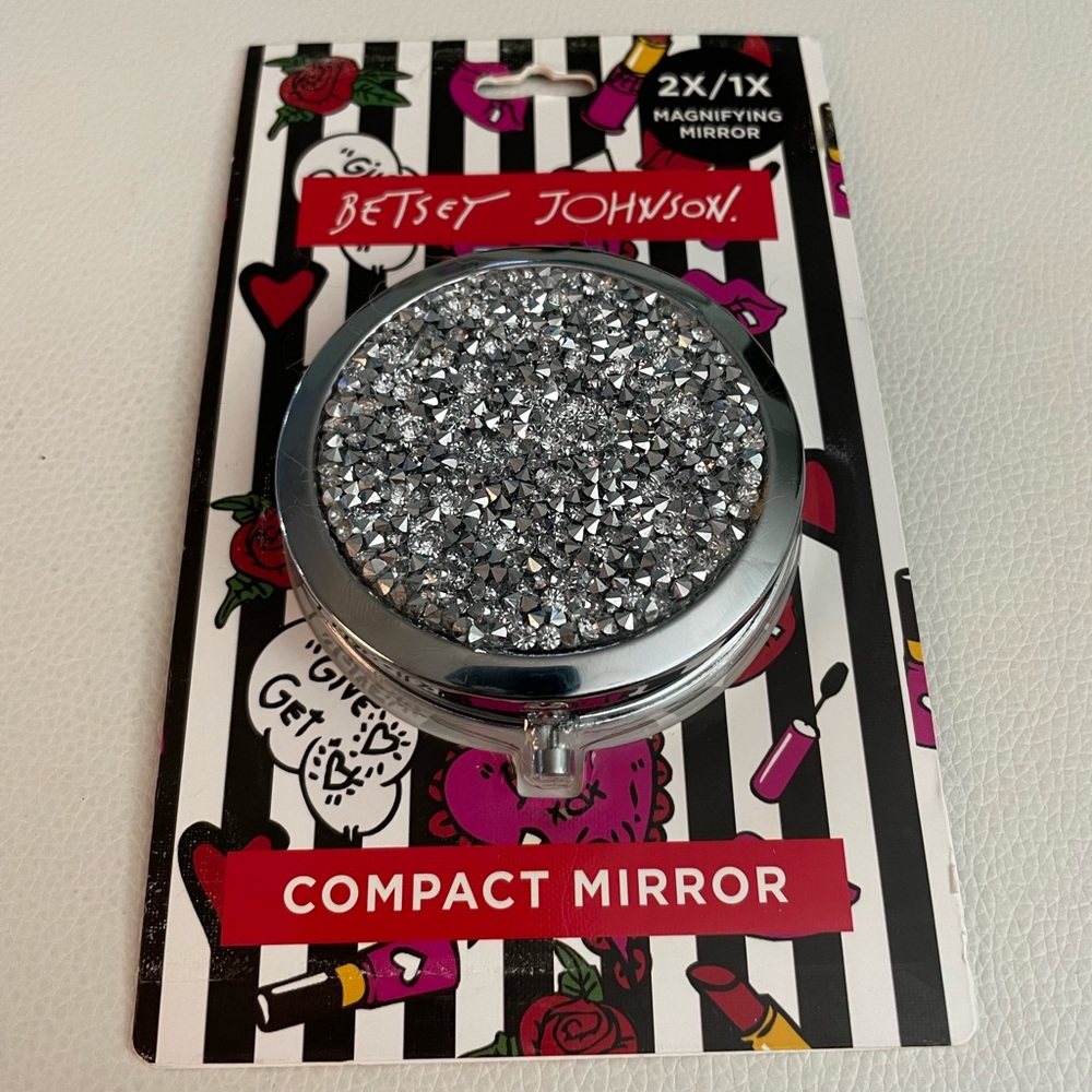 Betsey Johnson compact mirror